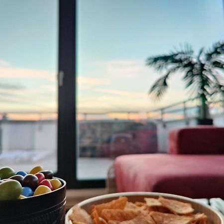Maisonette-Penthouse Inklusive Whirlpool Ueber Den Daechern Von 마그데부르크 외부 사진